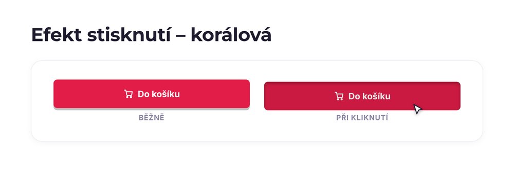 Efekt stisknutí – varianta korálová