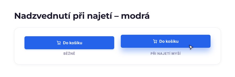 Nadzvednutí při najetí – varianta modrá