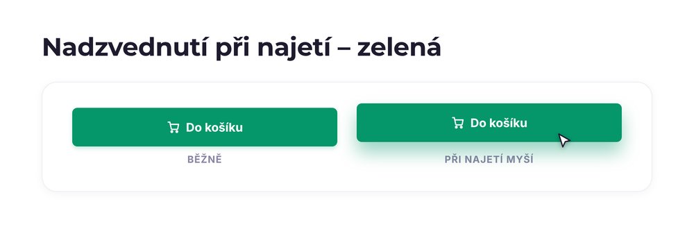 Nadzvednutí při najetí – varianta zelená
