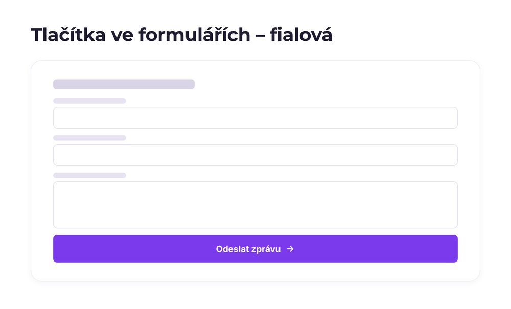 Tlačítka ve formulářích – varianta fialová