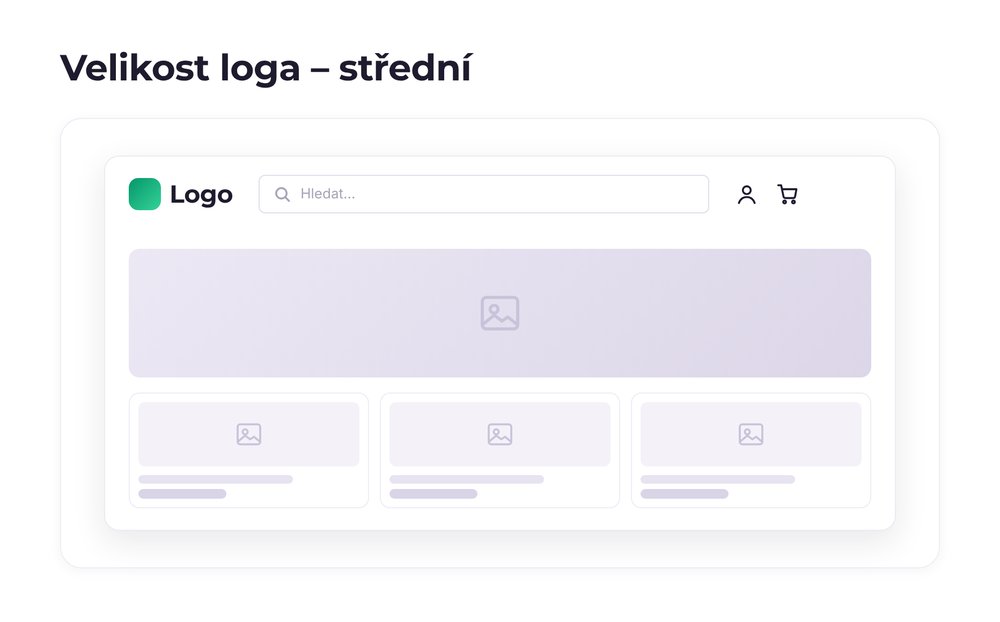 Velikost loga – varianta střední